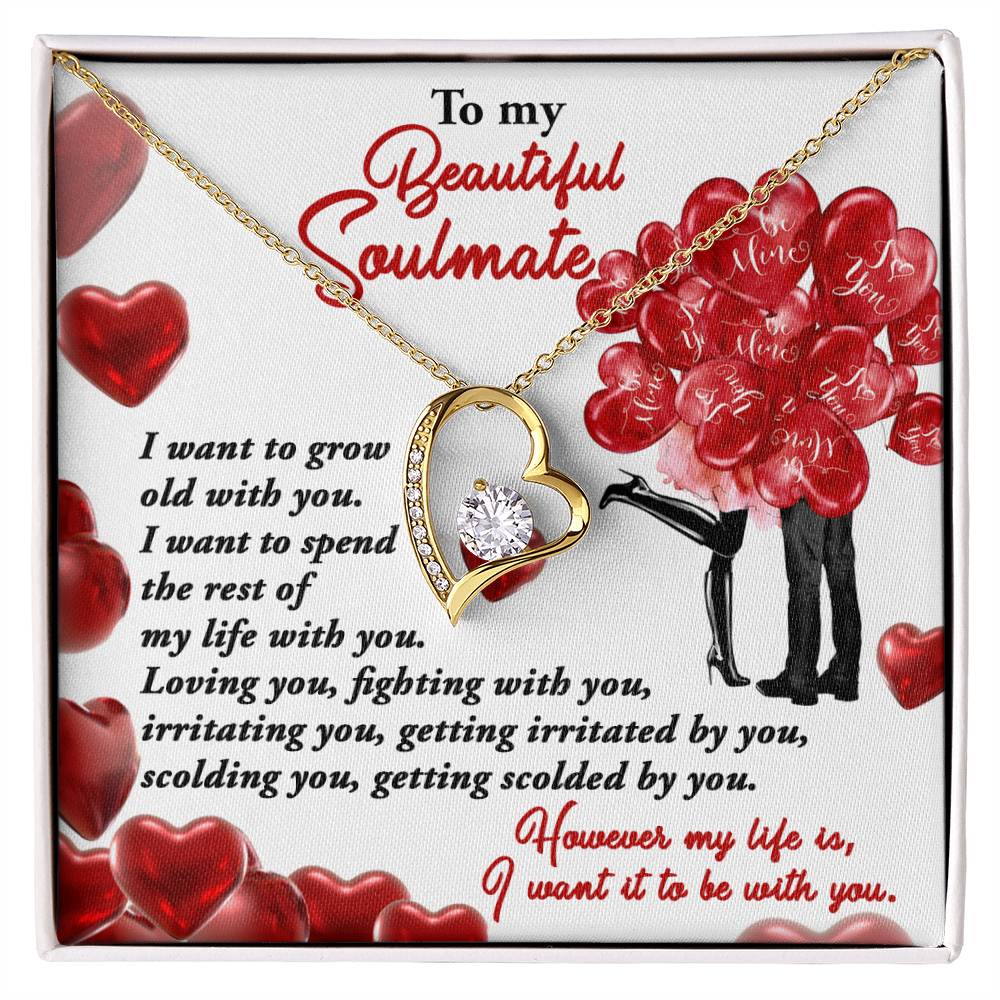 To My Beautiful Soulmate Necklace