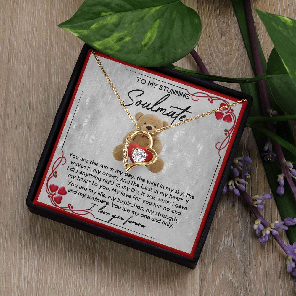 To My Soulmate - I Love You Forever Necklace