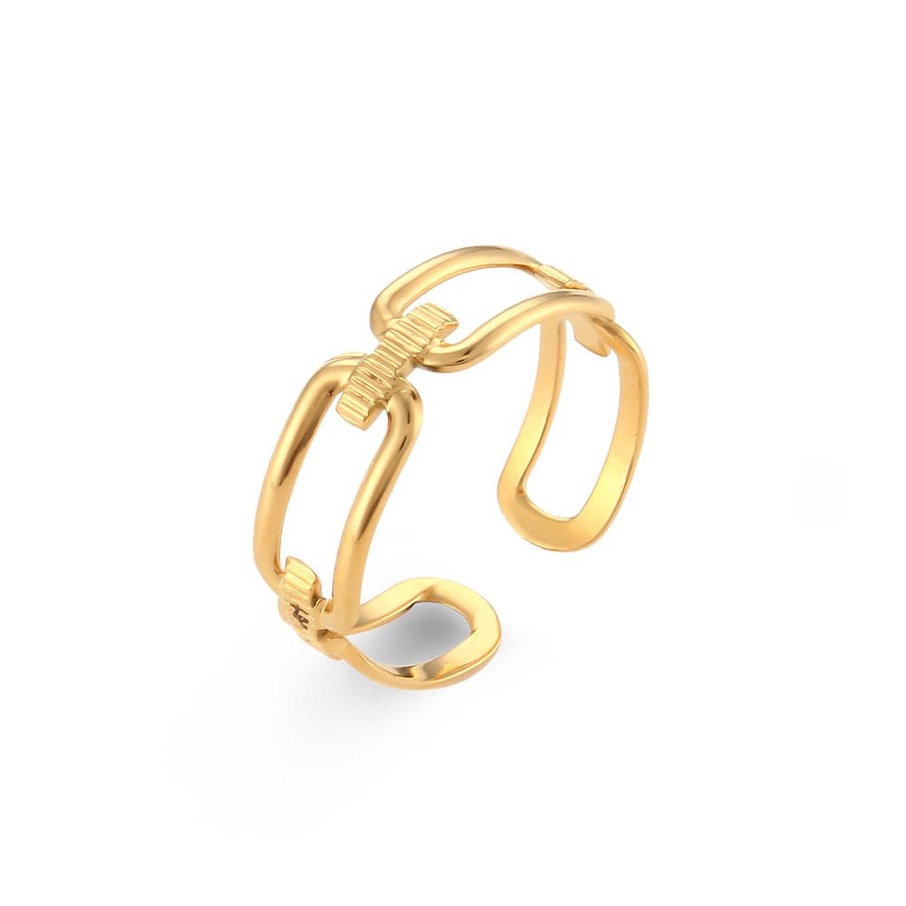 European And American Gold Ring Ornament - Dazora Jewels  - Dazora Jewels 