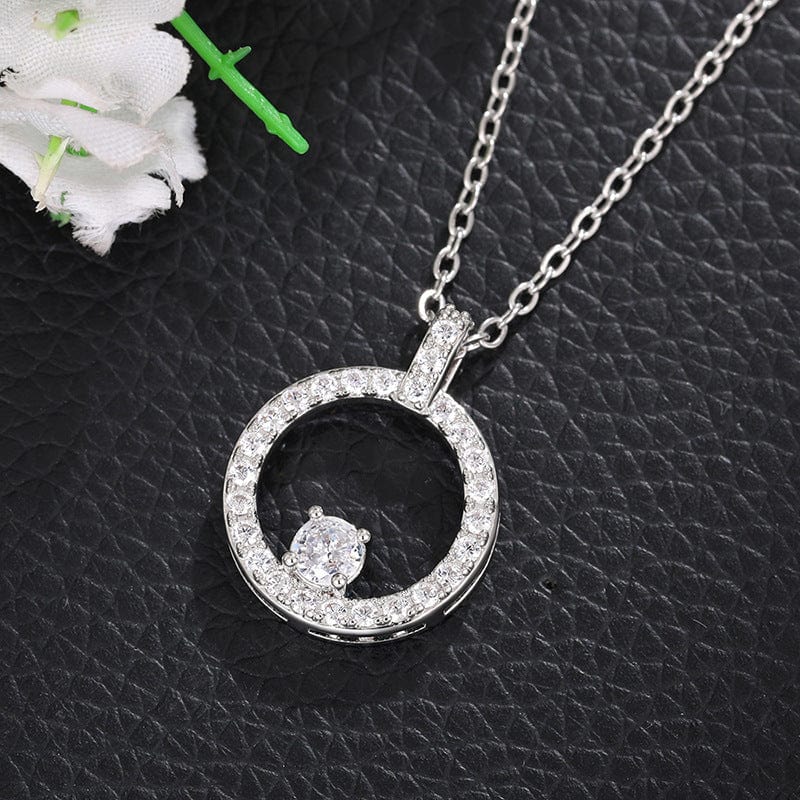 Simple Openwork Circle Set Light Luxury High-grade Socialite Cold Style Female Earrings Necklace - Dazora Jewels  - Dazora Jewels 